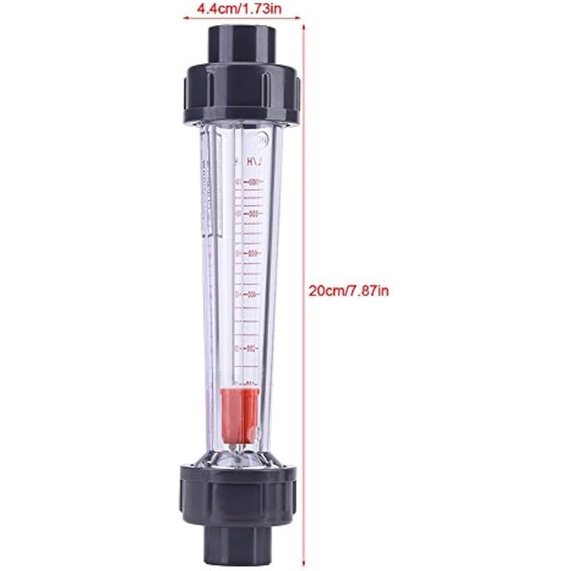 Plastic Water Flowmeter, Tube Type Flowmeter Instantaneous Flowmeter, for Water Industrial - Image 3